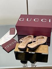 Okify Gucci Beige Slingback 1cm - 4