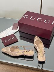 Okify Gucci Beige Slingback 1cm - 2