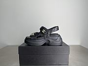 Okify CC Black Thick Sole Sandals  - 1