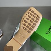 Okify Bottega Veneta Silver Slides  - 6