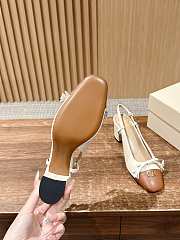 Okify Valentino Beige And Brown Ballet Shoes  - 4