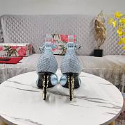 Okify Dolce & Gabbana DG Tweed Heels In Blue  - 2