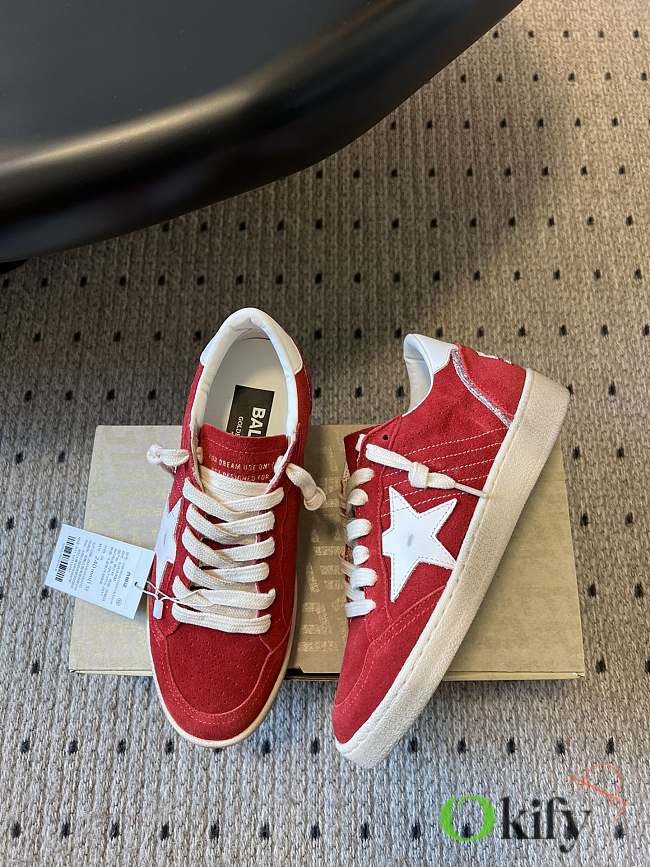 Okify Golden Goose Red Sneakers 24313 - 1