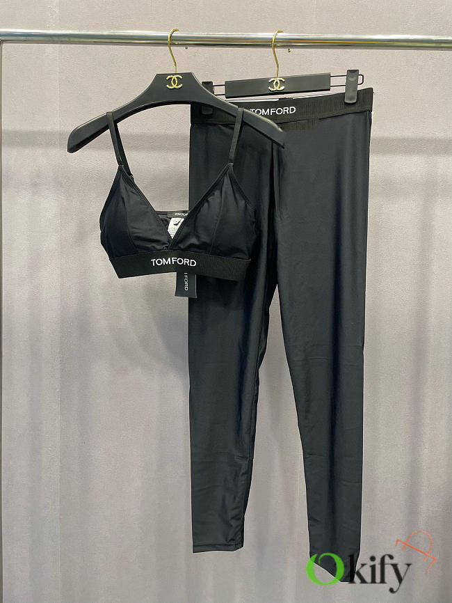 Okify Tom Ford Set Sporty Clothes For Women In Black - 1