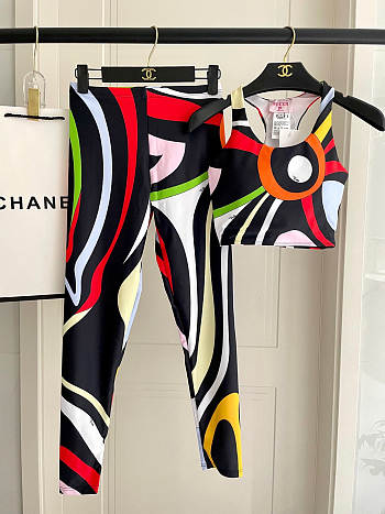 Okify Pucci Set Sporty Clothes For Women 24318