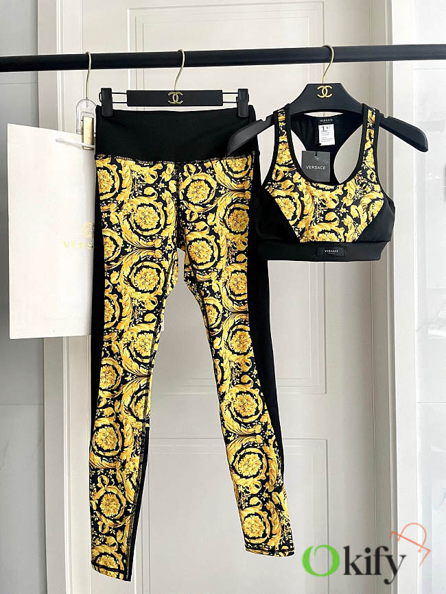 Okify Versace Set Sporty Clothes For Women  - 1