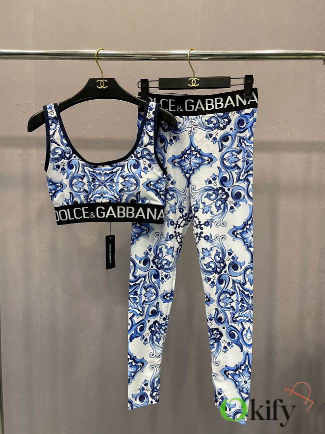 Okify Dolce & Gabbana Set Sporty Clothes For Women - 1
