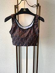 Okify Fendi Set Sporty Clothes For Women - 4