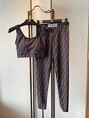 Okify Fendi Set Sporty Clothes For Women - 1