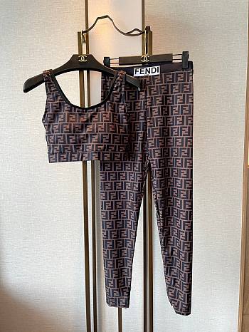 Okify Fendi Set Sporty Clothes For Women