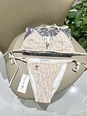 Okify Dior 3 Piece Bikini In Beige - 5