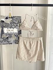Okify Dior 3 Piece Bikini In Beige - 6