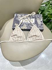 Okify Dior 3 Piece Bikini In Beige - 2