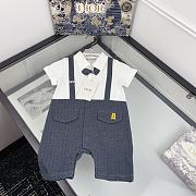 Okify Dior Suspender Jumpsuit For Kids  - 1