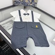 Okify Dior Suspender Jumpsuit For Kids  - 4