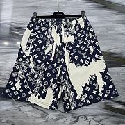 Okify Louis Vuitton Dark Blue Shorts  - 1