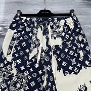 Okify Louis Vuitton Dark Blue Shorts  - 3