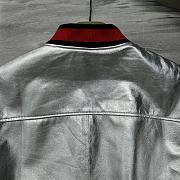 Okify Gucci Silver Bomber Jacket - 5