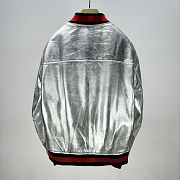 Okify Gucci Silver Bomber Jacket - 3