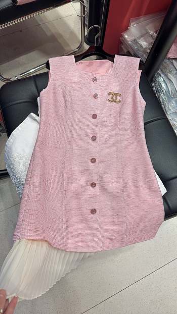 Okify CC Pink Sleeveless Dress