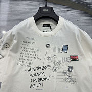 Okify Fendi White T-shirt 24343 - 3