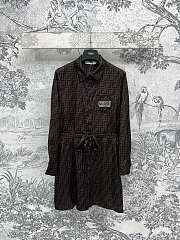 Okify Fendi Brown Shirt Dress  - 1