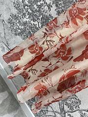 Okify Fendi Red Flowers Dress  - 2