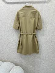 Okify Prada Belt Shirt Jacket - 5