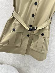 Okify Prada Belt Shirt Jacket - 3