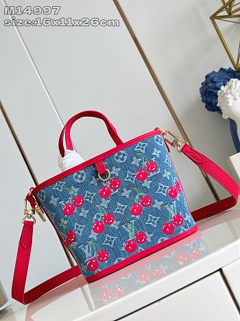 Okify Louis Vuitton x TM Cherry Neverfull Inside Out BB M14997 16x11x26cm 