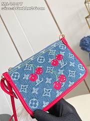 Okify Louis Vuitton x TM Cherry Neverfull Inside Out BB M14997 16x11x26cm  - 5