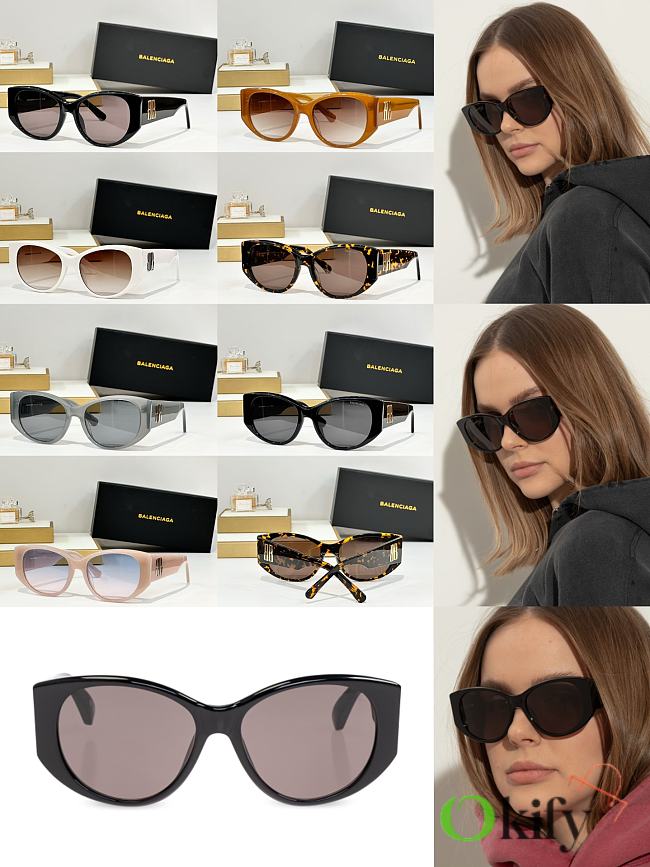 Okify Balenciaga BB0455S Sunglasses - 1