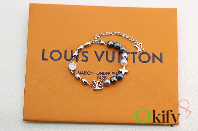 Okify Louis Vuitton Pearl Bracelet 24364 - 1