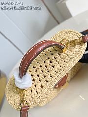 Okify Louis Vuitton Vanity Chain Raffia Pouch M14303 6x11x19cm - 6