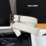 Okify YSL White Belt 30mm - 2