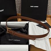Okify YSL Belt In Brown/Beige 20/30mm - 5