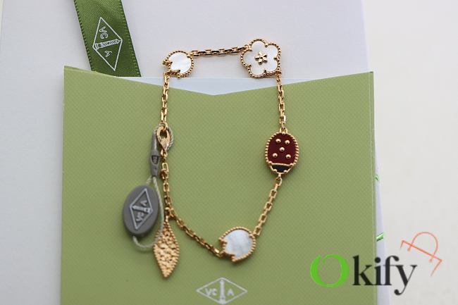 Okify VCA Gold Bug Bracelet - 1