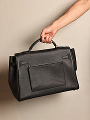 Okify Hermes Kelly Maxi Togo Bag In Black 42cm  - 4