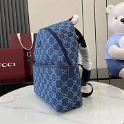 Okify Gucci Denim Backpack For Kids 32x25x11cm - 5
