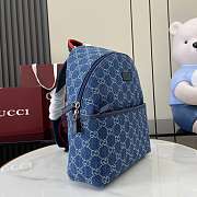 Okify Gucci Denim Backpack For Kids 32x25x11cm - 3