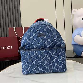 Okify Gucci Denim Backpack For Kids 32x25x11cm