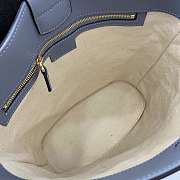 Okify Gucci 73 Medium Bucket Bag In Dusty Blue 26x27.5x11.5cm  - 2