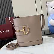 Okify Gucci 73 Medium Bucket Bag In Beige 26x27.5x11.5cm  - 1