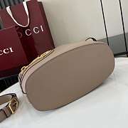 Okify Gucci 73 Medium Bucket Bag In Beige 26x27.5x11.5cm  - 2