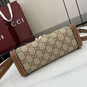 Okify Gucci Mini Padlock Bag In Brown 20x13.5x8cm  - 5