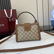 Okify Gucci Mini Padlock Bag In Brown 20x13.5x8cm  - 2