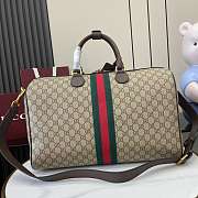 Okify Gucci Savoy Medium Duffle Bag In Beige 44x29x25cm - 4