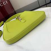 Okify Gucci Jackie 1961 Medium Bag In Green 27.5x19x4cm  - 6