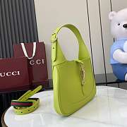 Okify Gucci Jackie 1961 Medium Bag In Green 27.5x19x4cm  - 5