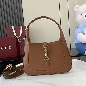 Okify Gucci Jackie 1961 Medium Bag In Brown 27.5x19x4cm 